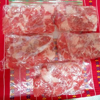 豚肉の冷凍保存解凍方法